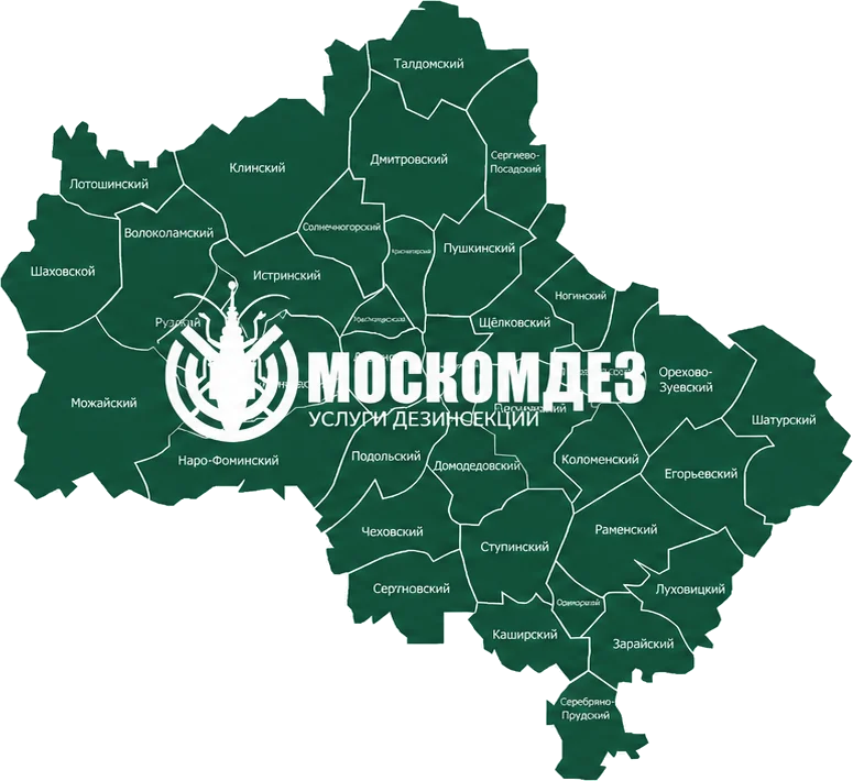 Карта выезда: Подольск и Московская область